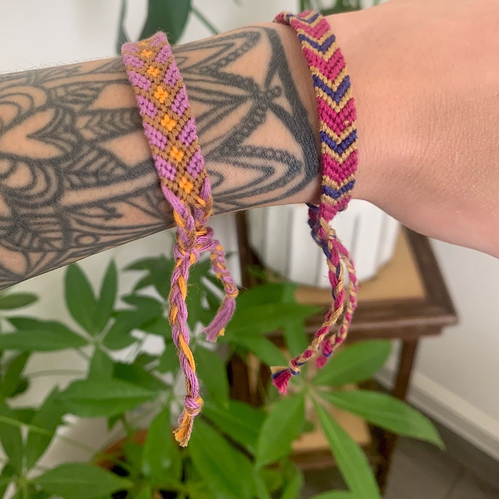 Handmade Embroidery Thread Bracelet